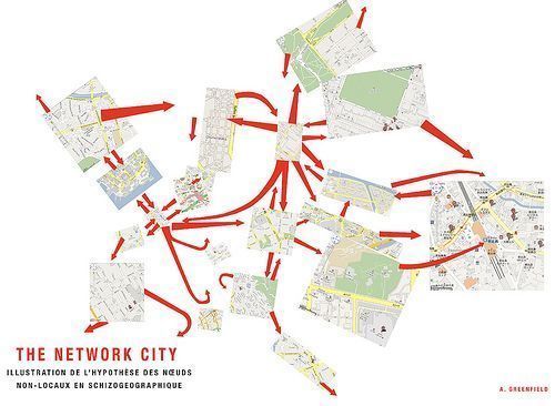 Networked city de Adam Greenfield, basada en Naked City situacionista